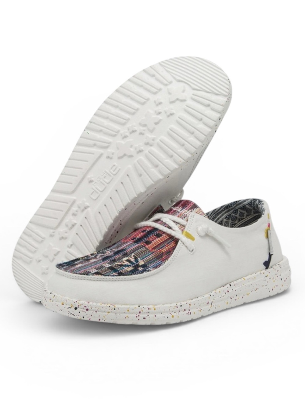 Hey Dude Wendy Boho Distressed Aztec Loafers